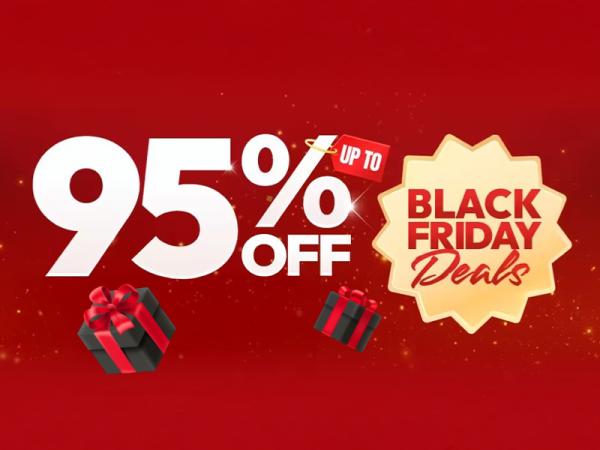 Black Friday Deals עד 95% הנחה + עד 25% החזר כספי