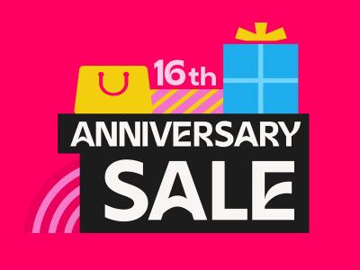Anniversary Sale עד 80% הנחה + קופונים + עד 25% החזר כספי